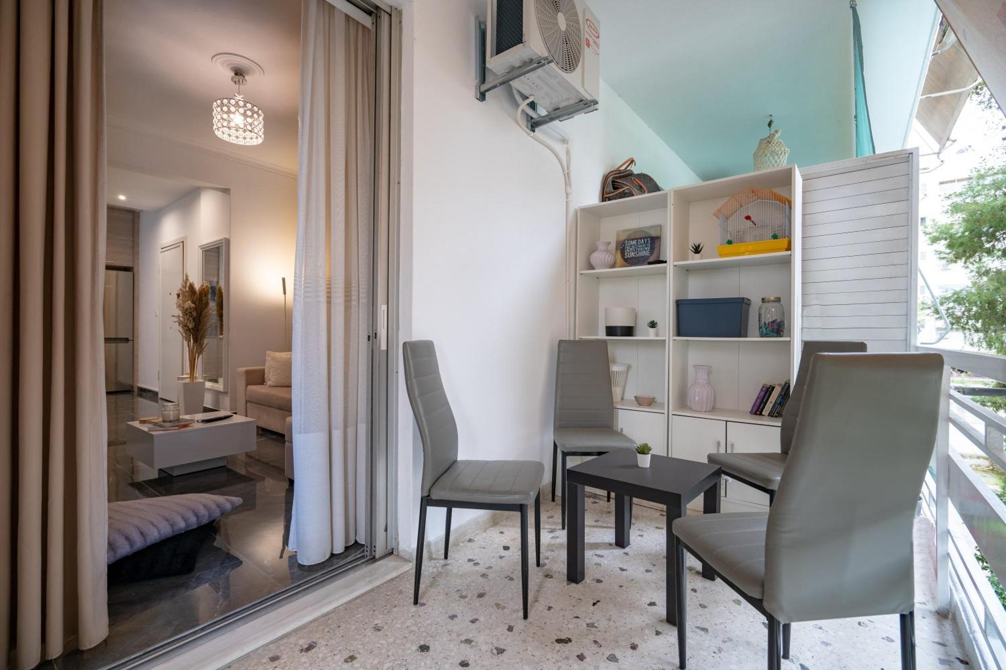 Neo Irakleio Train St. 1 Bedrm 4 Pers. Apartment Athens Ngoại thất bức ảnh