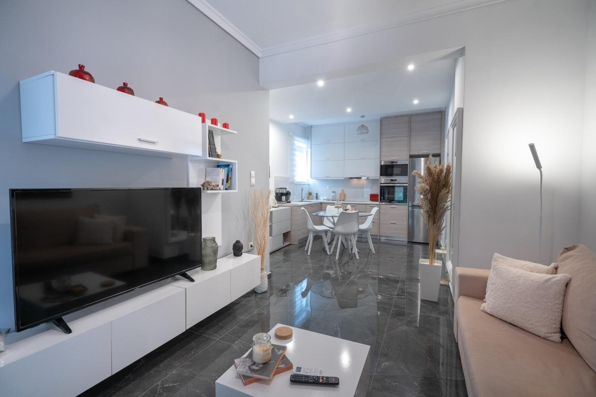 Neo Irakleio Train St. 1 Bedrm 4 Pers. Apartment Athens Ngoại thất bức ảnh