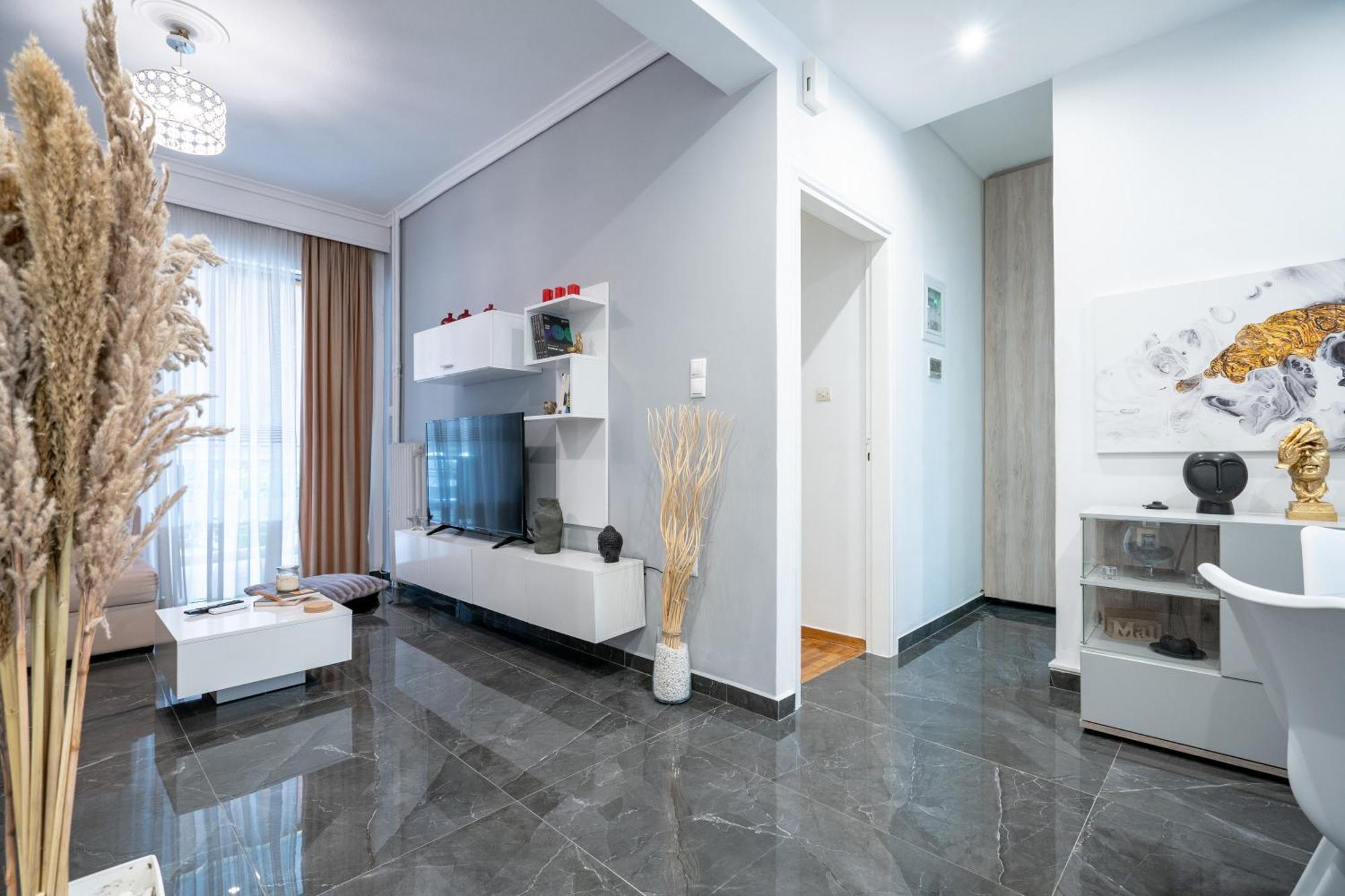 Neo Irakleio Train St. 1 Bedrm 4 Pers. Apartment Athens Ngoại thất bức ảnh