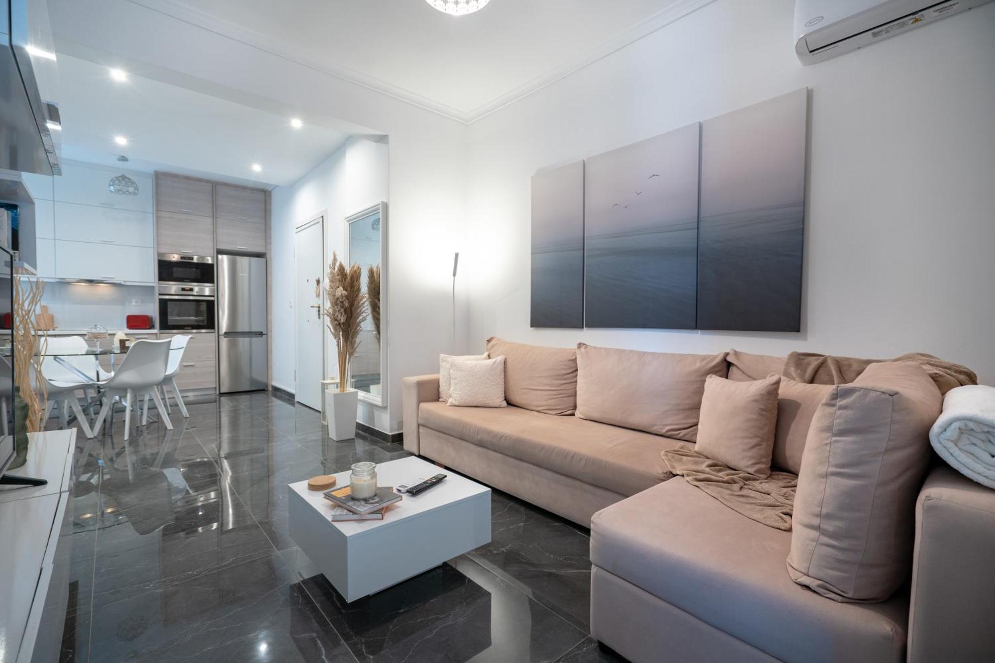 Neo Irakleio Train St. 1 Bedrm 4 Pers. Apartment Athens Ngoại thất bức ảnh