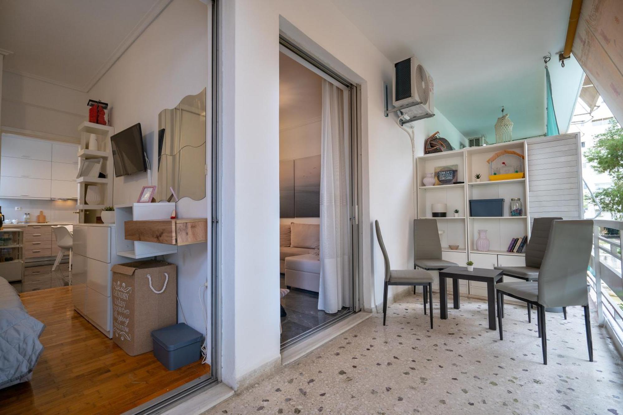 Neo Irakleio Train St. 1 Bedrm 4 Pers. Apartment Athens Ngoại thất bức ảnh