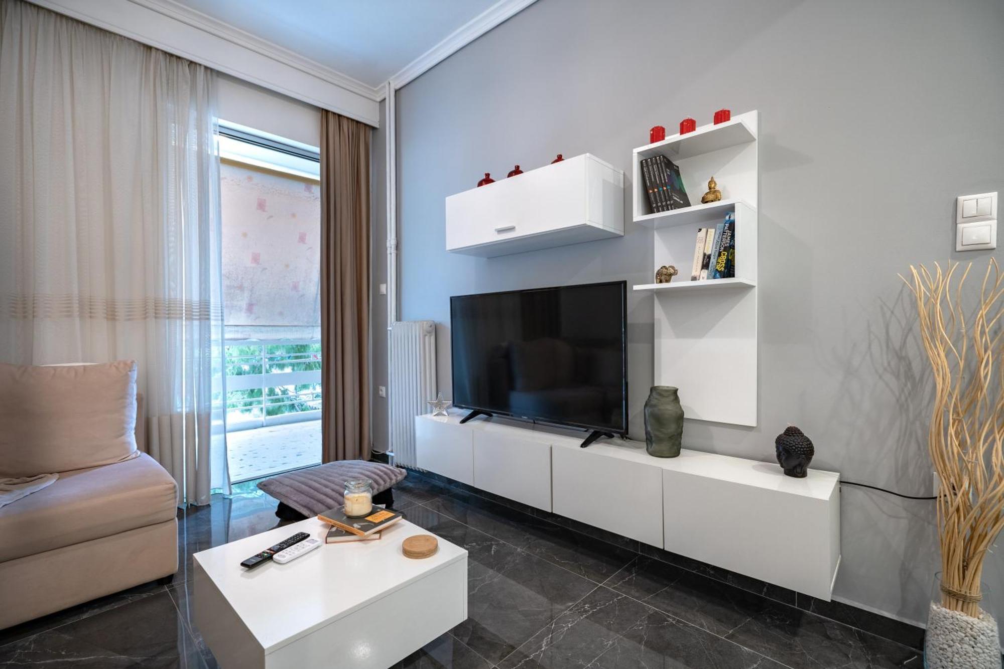 Neo Irakleio Train St. 1 Bedrm 4 Pers. Apartment Athens Ngoại thất bức ảnh
